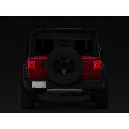 Raxiom JL Horizon LED Tail Lights Black Housing / Red Lens (J133625-JL)