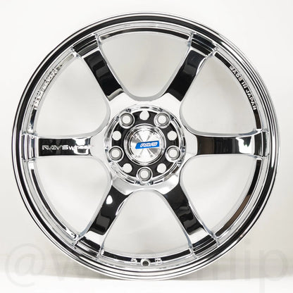 Gram Lights 57DR 18x9.5 +38 5x114.3 Chrome Plating (PAIR)