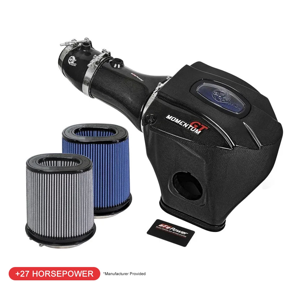 aFe Momentum GT Black Series Carbon Fiber CAI | Dodge Challenger/Charger SRT Hellcat V8 6.2L (17+) (52-72205-CF)