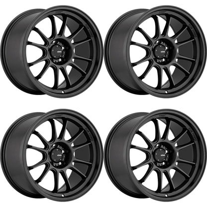 (set of 4) Konig Hypergram Matte Black | 18x11" +25mm | 5x120mm Wheel