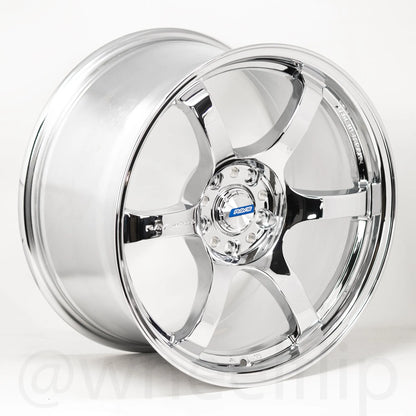 Gram Lights 57DR 18x9.5 +12 5x114.3 Chrome Plating (PAIR)