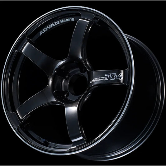 Advan TC4 Black Gunmetallic/Ring | 17x8.5" +50mm | 5x114.3mm Wheel