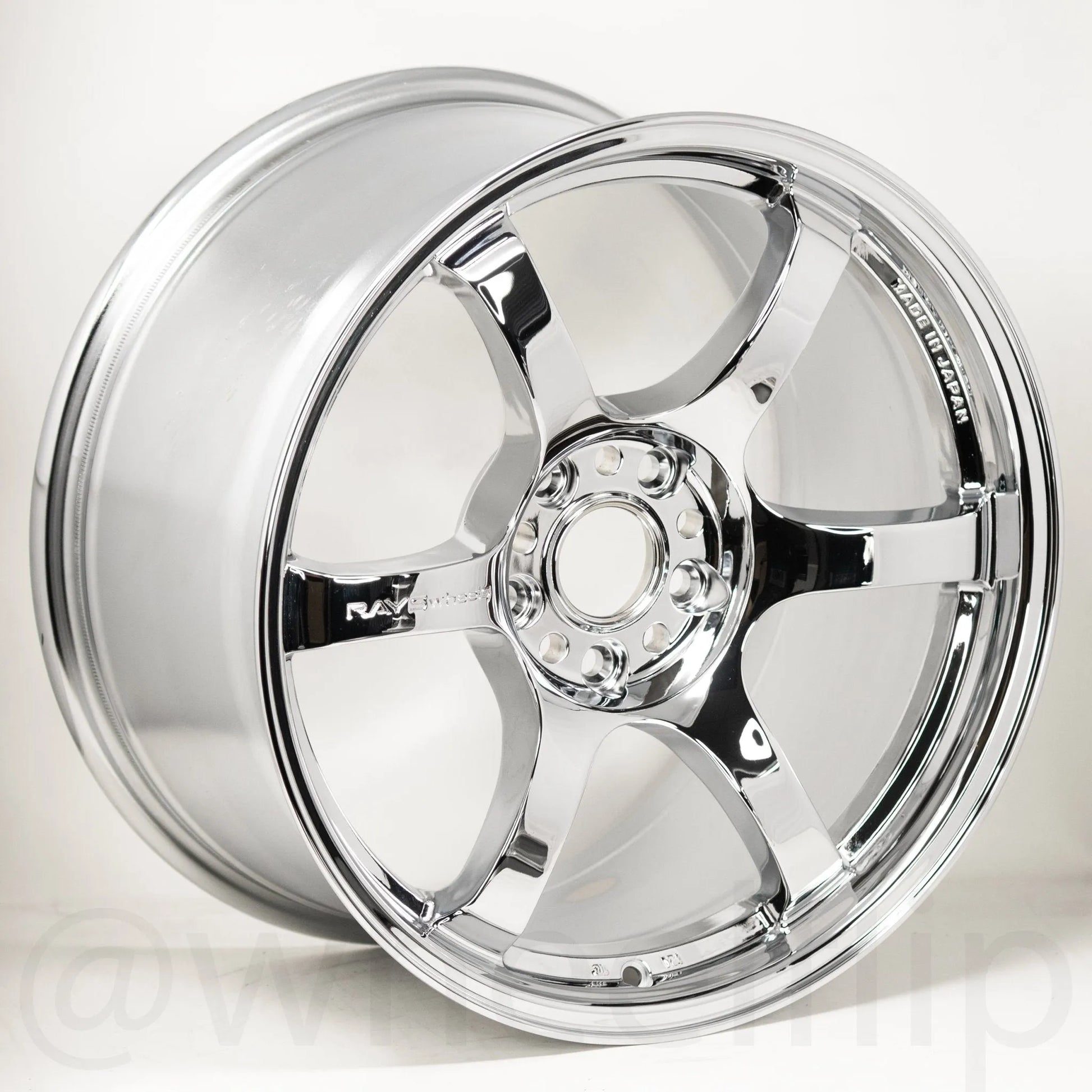 Gram Lights 57DR 18x9.5 +12 5x114.3 Chrome Plating (PAIR)