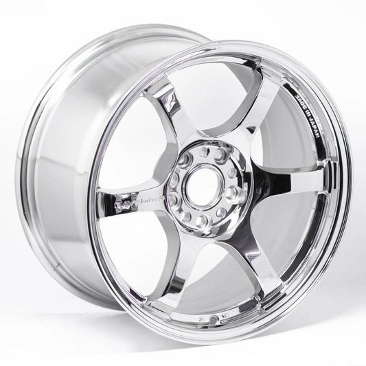 Gram Lights 57DR 17x9 +12 5x114.3 Chrome Plating (PAIR)