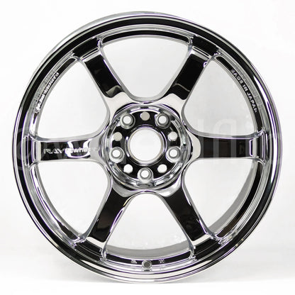 Gram Lights 57DR 18x10.5 +12 5x114.3 Chrome Plating (PAIR)