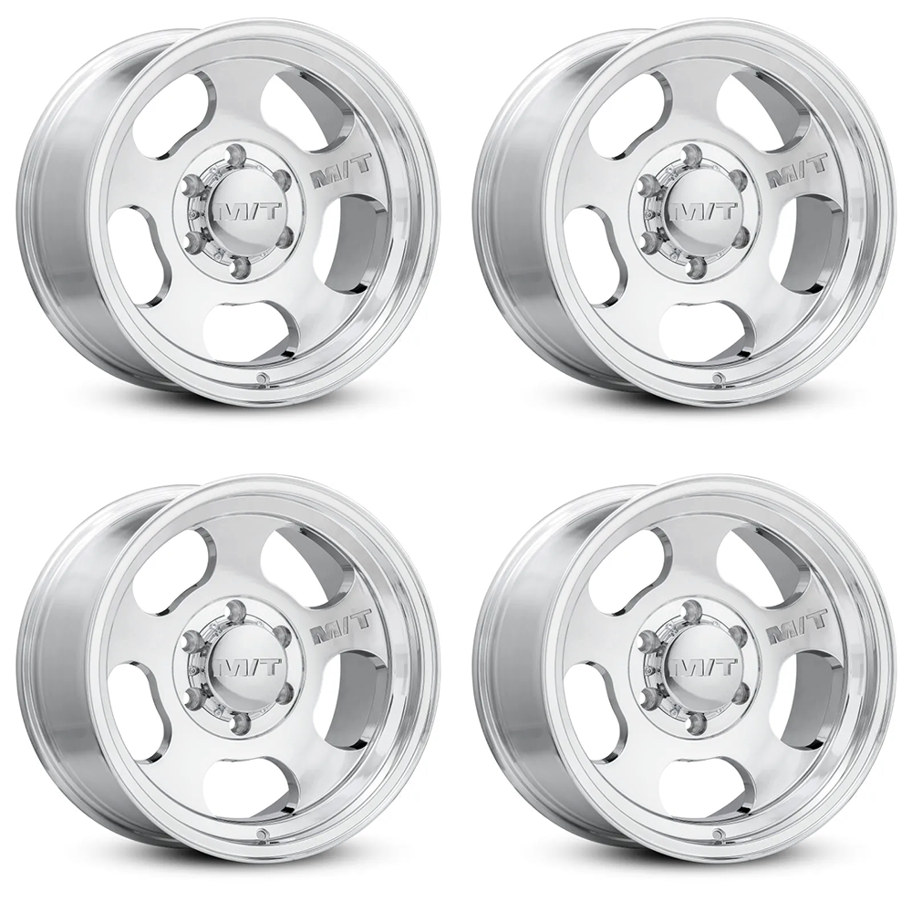 (set of 4) Mickey Thompson Canyon Polished | 16x8" +0mm | 6x5.5mm Wheels