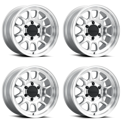 (set of 4) Raceline 958 Rogue Machined | 17x8.5" +25mm | 6x139.7mm Wheel