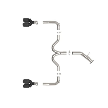 aFe 3in-2.5in SS Axle-Back Exhaust | Kia Forte 19-26 (49-37039-C)