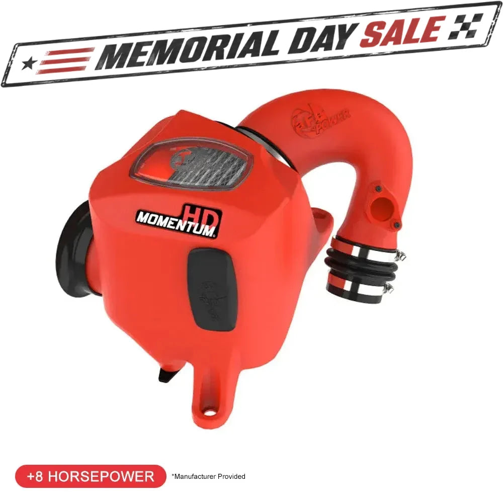 aFe 15-25 Toyota Hilux L4-2.4/2.8L (td) Momentum HD Cold Air Intake System Red w/ Pro DRY S Filter