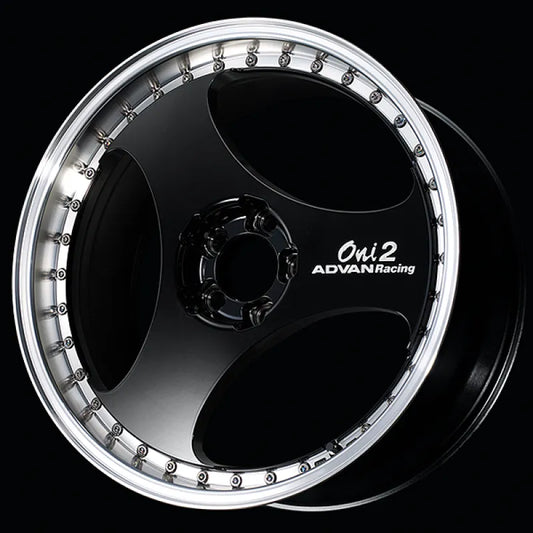 Advan ONI2 Progressive Machining/Racing Gloss Black | 20x10" +31mm | 5x114.3mm Wheel