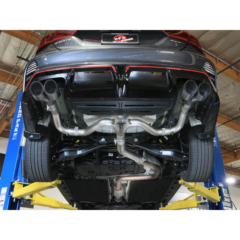 aFe 3in-2.5in SS Axle-Back Exhaust | Kia Forte 19-26 (49-37039-C)