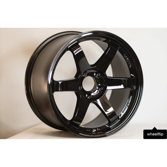 Volk Racing TE37SL 18x10 +30 5x114.3 Gloss Black (SET)