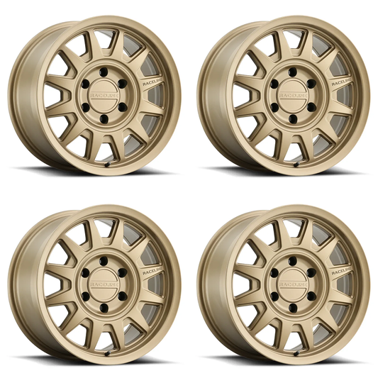 (set of 4) Raceline 952 Aero Bronze | 17x8.5" +18mm | 6x139.7mm Wheel