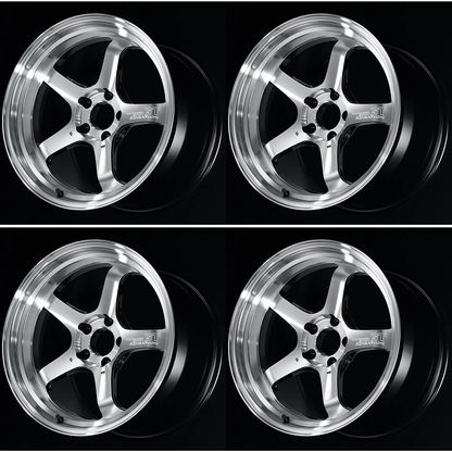 (set of 4) Advan GT Beyond-R Machining/Diamond Cutting | 18x12" +25mm | 5x114.3mm Wheel
