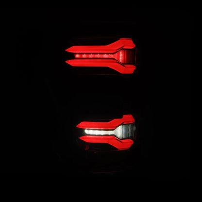 AlphaRex LUXX LED Taillights | Ford F-150 21-26 (653060) (Black w/ BLIS)