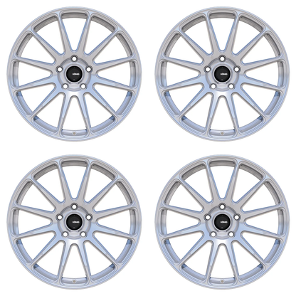 (set of 4) Konig Aeris Steel Silver | 17x8" +42mm | 5x112mm Wheel
