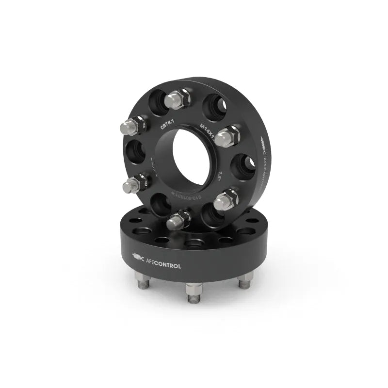 aFe Control 19-25mm 6x5.5mm CB Wheel Spacers | Chevrolet 1500 (610-40T001-B)