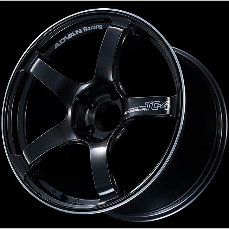 Advan TC4 Black Gunmetallic/Ring | 17x9.5" +50mm | 5x114.3mm Wheel