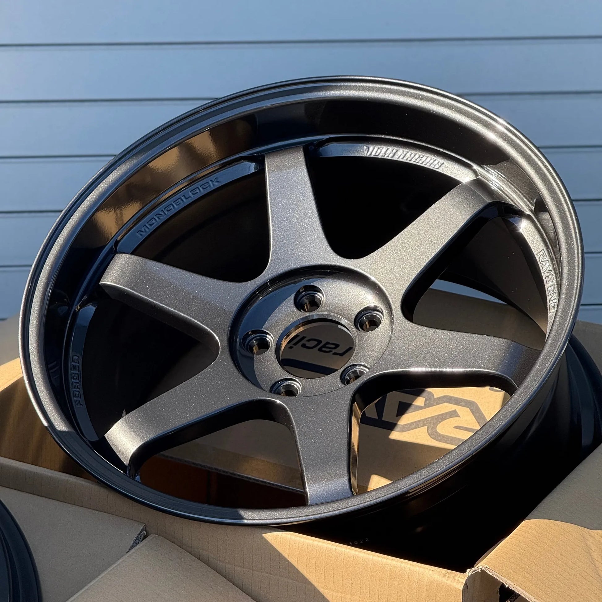 Volk Racing TE37SL 19x9.5 +22 5x112 Diamond Black – WheelFlip