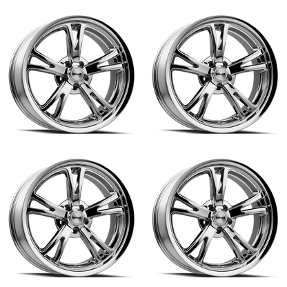 (set of 4) Ridler Wheels 606 Chrome | 20x8.5" +0mm | 5x120.65mm Wheels