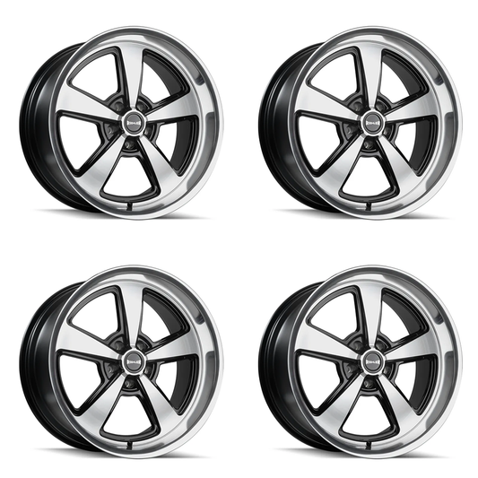 (set of 4) Ridler Wheels 652 Gls Blk w/ Diamond Cut | 20x10" +0mm | 5x139.7mm Wheels