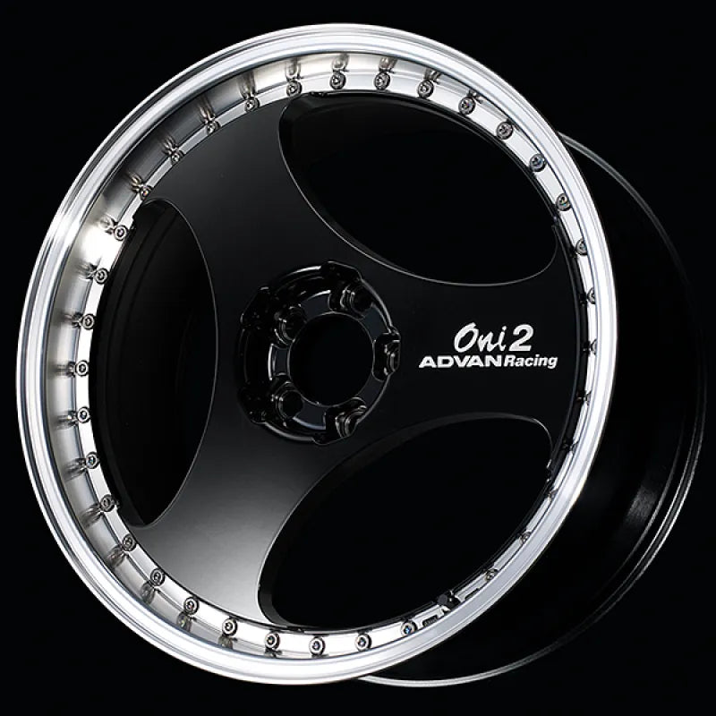 Advan ONI2 Progressive Machining/Racing Gloss Black | 20x10.5" +32mm | 5x112mm Wheel
