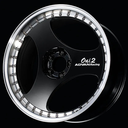 Advan ONI2 Progressive Machining/Racing Gloss Black | 20x10.5" +32mm | 5x112mm Wheel