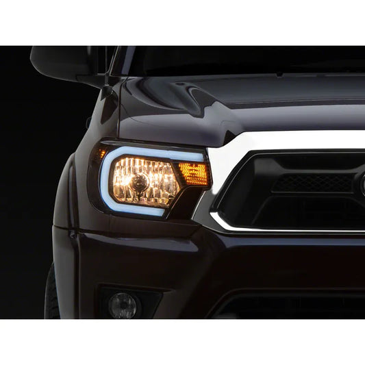 Raxiom 12-15 Toyota Tacoma Axial Headlights w/ LED Bar | Toyota Tacoma (TT21847)