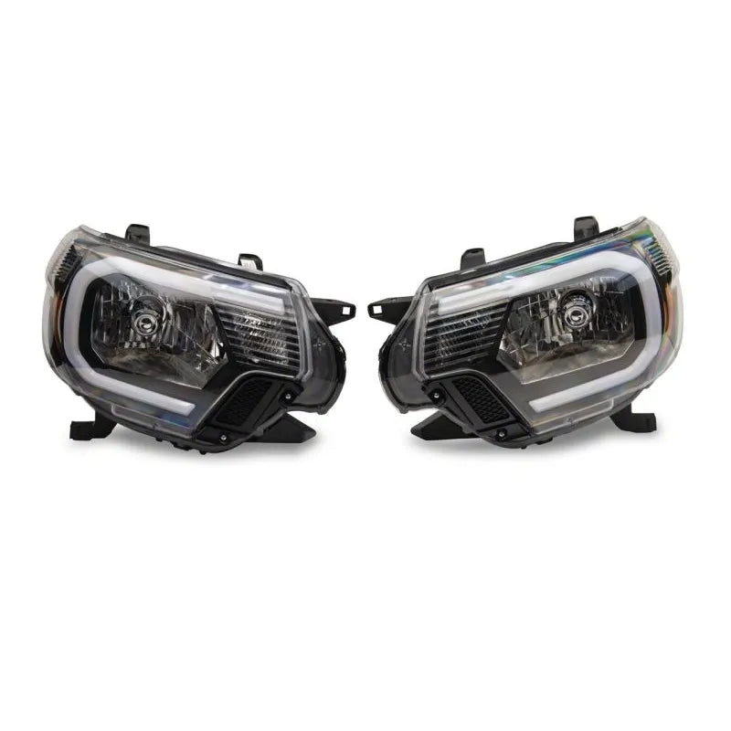 Raxiom 12-15 Toyota Tacoma Axial Headlights w/ LED Bar | Toyota Tacoma (TT21847)