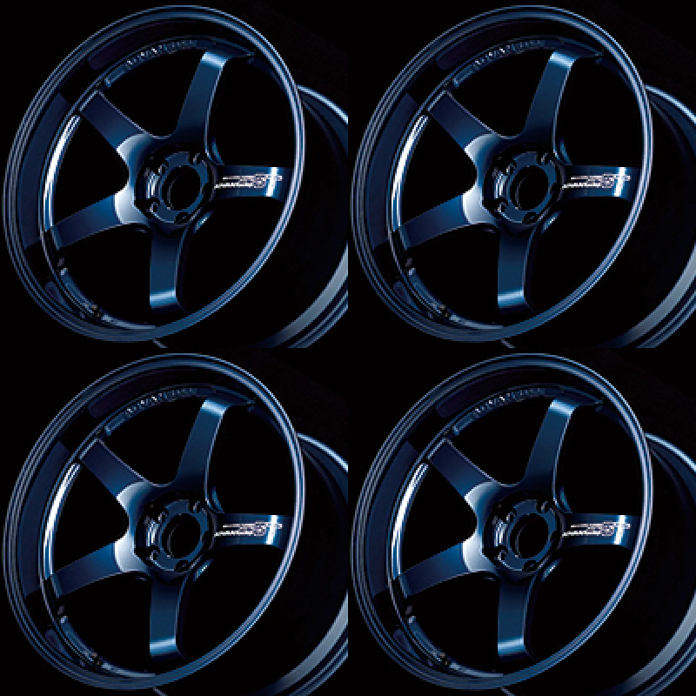 (set of 4) Advan GT Premium Version Racing Titanium Blue | 20x10" +35mm | 5x114.3mm Wheel