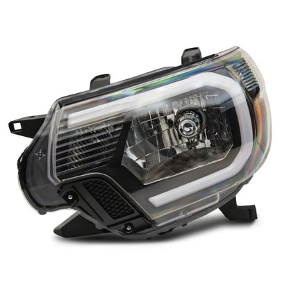 Raxiom 12-15 Toyota Tacoma Axial Headlights w/ LED Bar | Toyota Tacoma (TT21847)