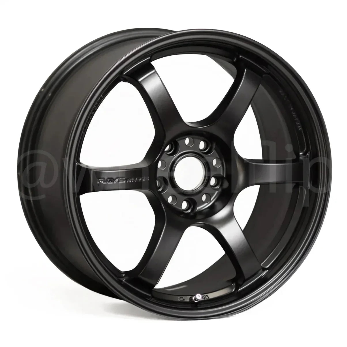 Gram Lights 57DR 18x8.5 +37 5x114.3 Semi Gloss Black (SET)