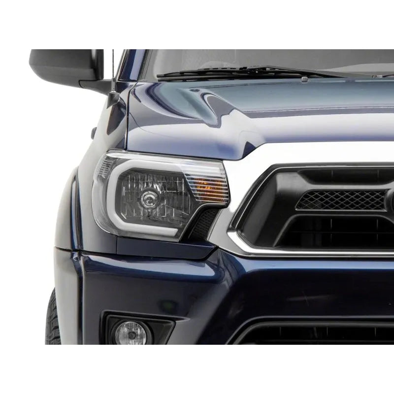 Raxiom 12-15 Toyota Tacoma Axial Headlights w/ LED Bar | Toyota Tacoma (TT21847)