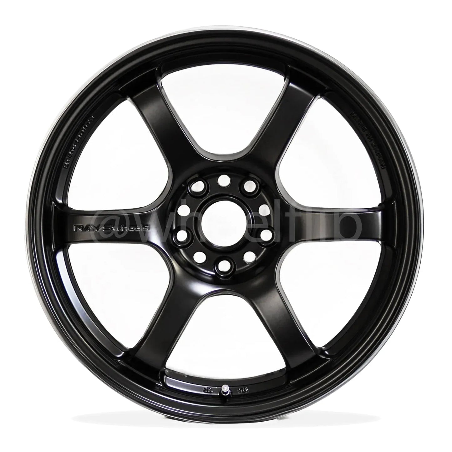 Gram Lights 57DR 18x8.5 +37 5x114.3 Semi Gloss Black (SET)