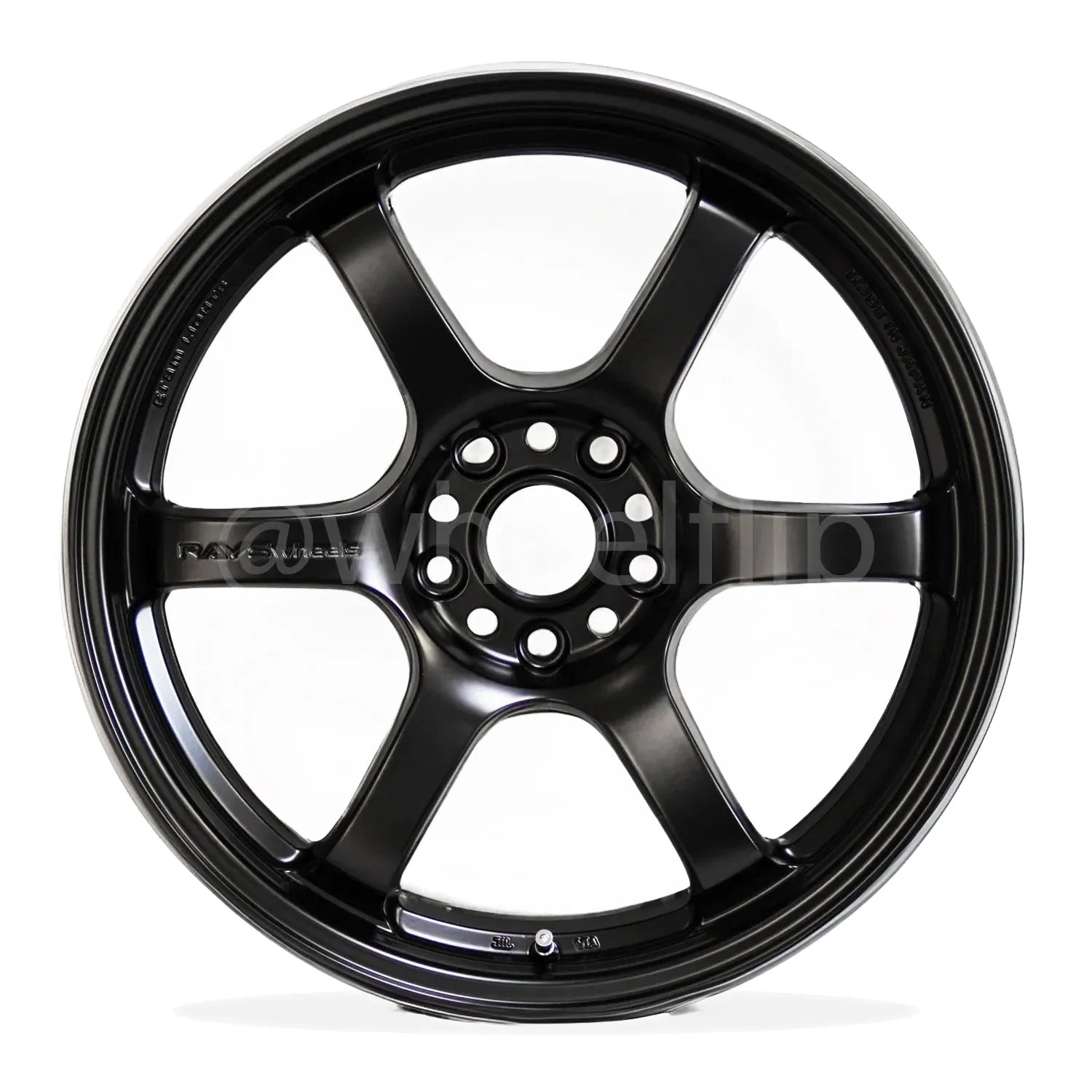 Gram Lights 57DR 18x8.5 +37 5x114.3 Semi Gloss Black (SET)