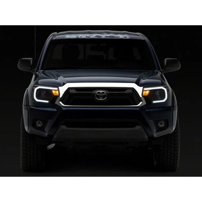 Raxiom 12-15 Toyota Tacoma Axial Headlights w/ LED Bar | Toyota Tacoma (TT21847)