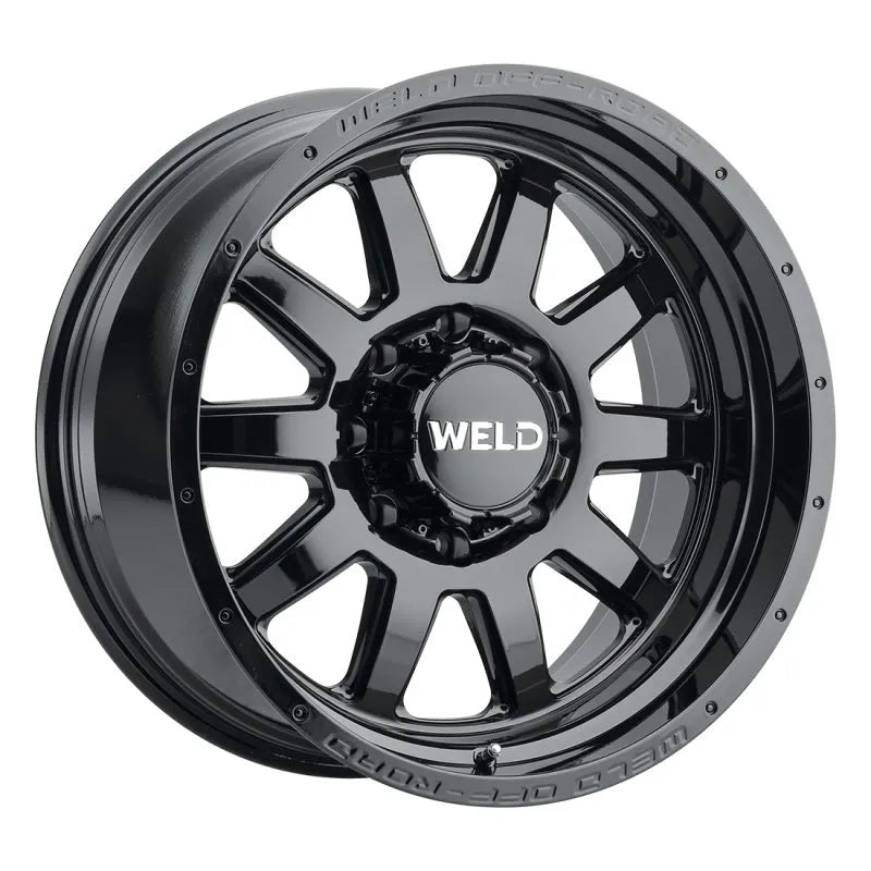 Weld Stealth Gloss Black | 20x9" +0mm | 8x165.1mm Wheel