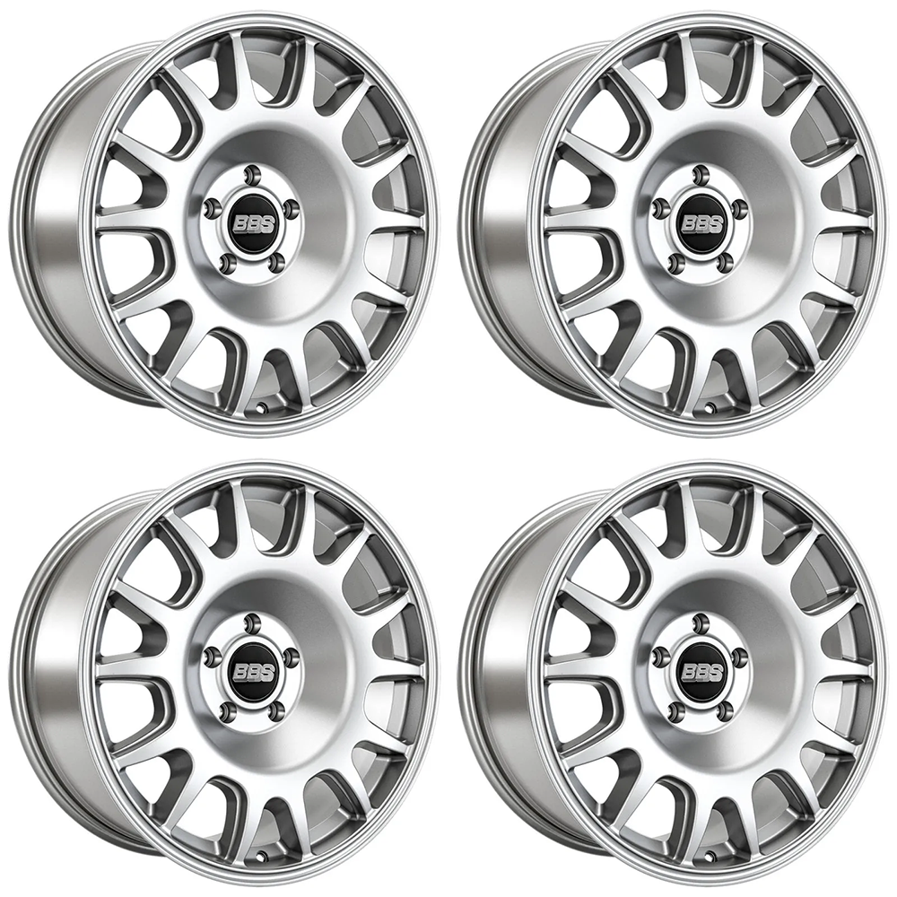 (set of 4) BBS TS-R Satin Silver | 18x9" +12mm | 6x135mm Wheel