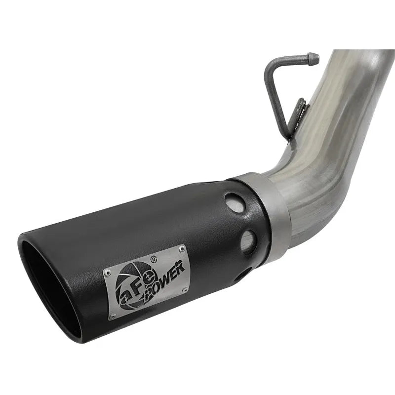 aFe Large Bore-HD 4in SS DPF-Back Exhaust | GM Duramax 15-19 (49-44086-B)