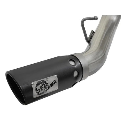 aFe Large Bore-HD 4in SS DPF-Back Exhaust | GM Duramax 15-19 (49-44086-B)