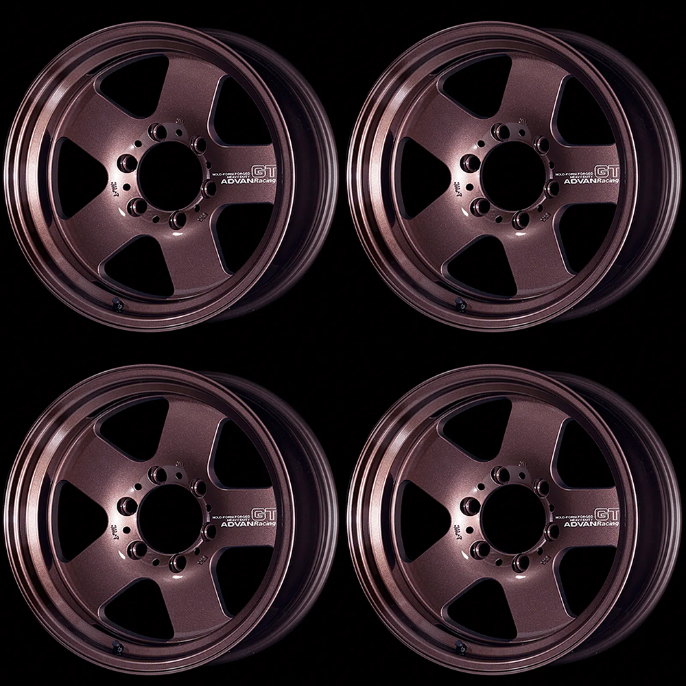 (set of 4) Advan GT Heavy Racing Copper Bronze | 17x8" +20mm | 6x139.7mm Wheel