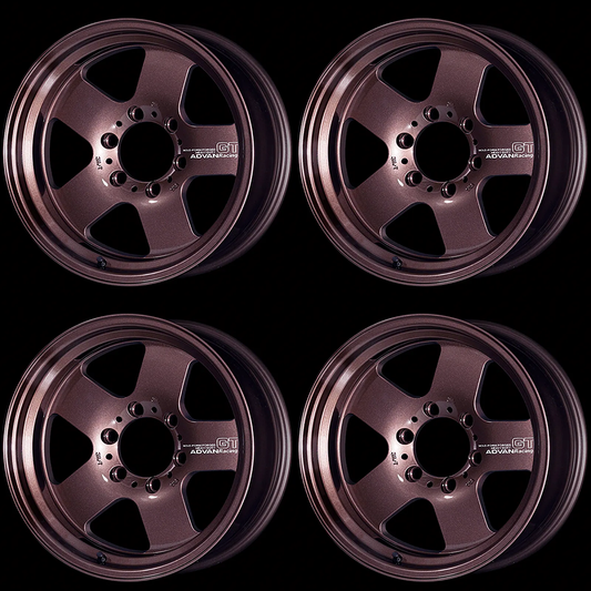 (set of 4) Advan GT Heavy Racing Copper Bronze | 17x8" +20mm | 6x139.7mm Wheel
