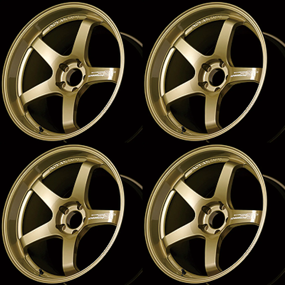 (set of 4) Advan GT Premium Version Racing Gold Metallic | 20x10" +35mm | 5x114.3mm Wheel