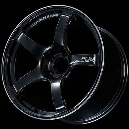 Advan TC4 Racing Black Gunmetallic/Ring | 18x9" +53mm | 5x120mm Wheel