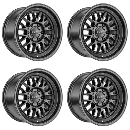 (set of 4) BBS TS-C Satin Black | 18x9" +0mm | 6x139.7mm Wheel