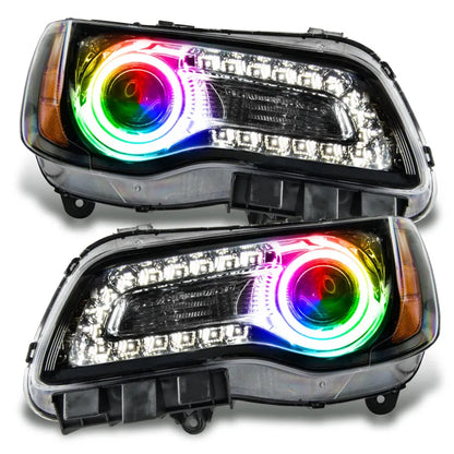 Oracle 11-14 Chrysler 300C SMD HL Black ColorSHIFT Headlights (7729-334)