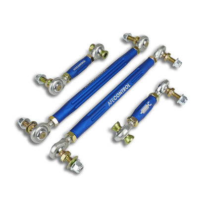 aFe Adjustable Front & Rear End Link Set Blue | BMW M2 (15-21) / M3 (15-18) (442-502001-L)
