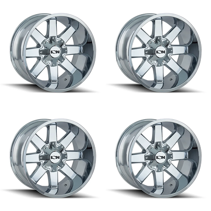 (set of 4) ION Wheels Type 141 Chrome | 20x12" -44mm | 6x135mm Wheels