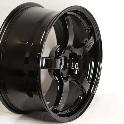 Gram Lights 57CR 18x8.5 +37 5x114.3 Glossy Black (SET)