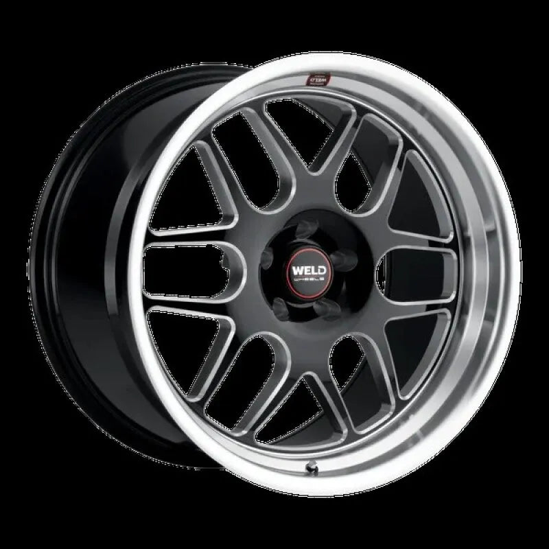 Weld Solana Gloss Black Milled | 20x9" +20mm | 5x115mm Wheel